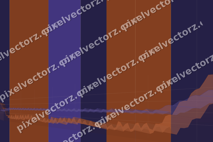 Soft pastel chart background in orange and blue
