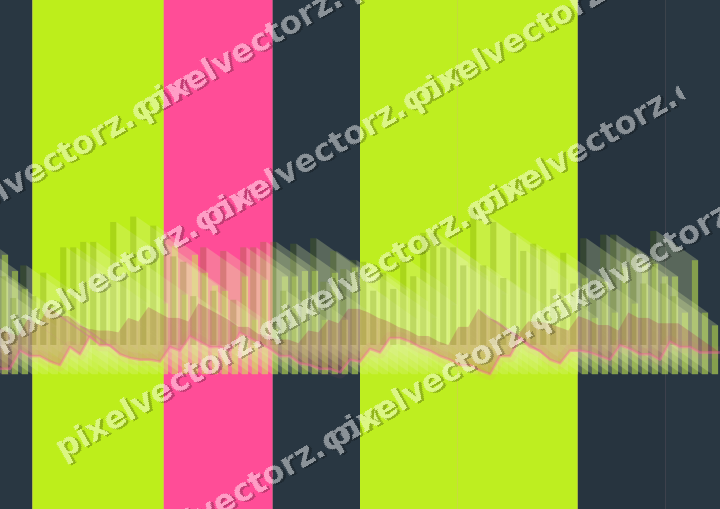 Soft pastel chart background in lime and amber
