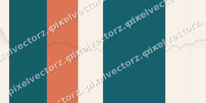 Glowing neon chart background in dark teal and orange