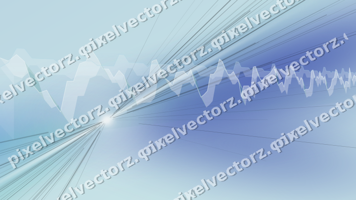 Soft pastel chart background in blue and cyan