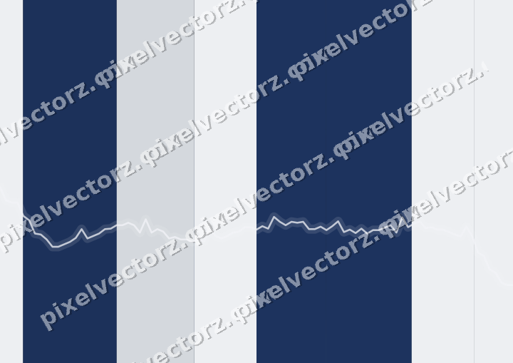 Glowing neon chart background in blue