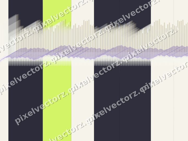 Glowing neon chart background in blue and purple