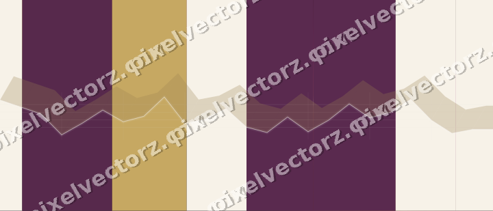 Glowing neon chart background in magenta and amber