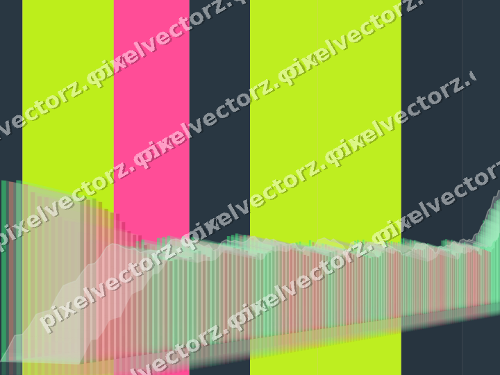 Soft pastel chart background in lime and amber