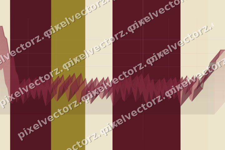 Soft pastel chart background in dark pink and red