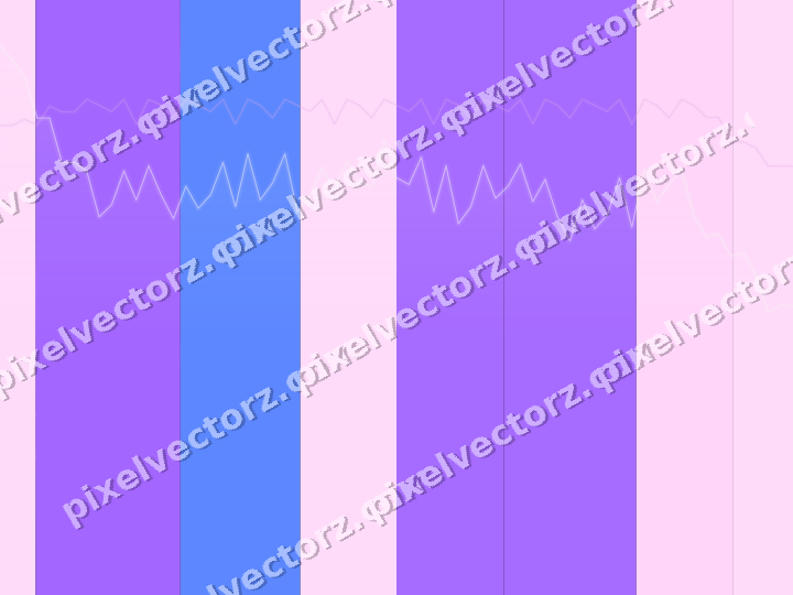 Glowing neon chart background in purple and blue
