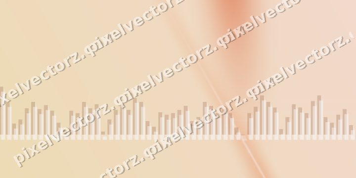 Soft pastel chart background in orange and teal