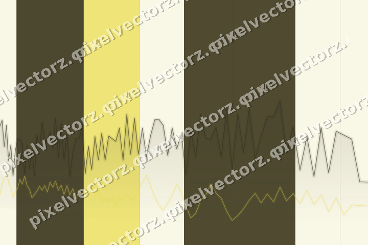 Glowing neon chart background in amber and yellow
