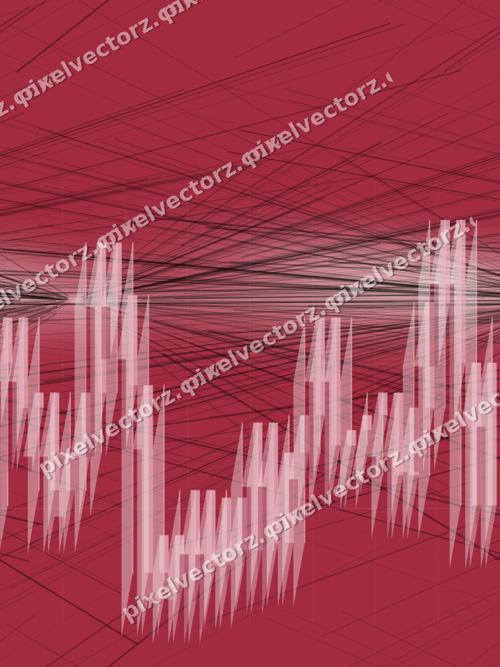 Nahtloser Neon Diagramm Hintergrund in Blassrosa und Blassrot