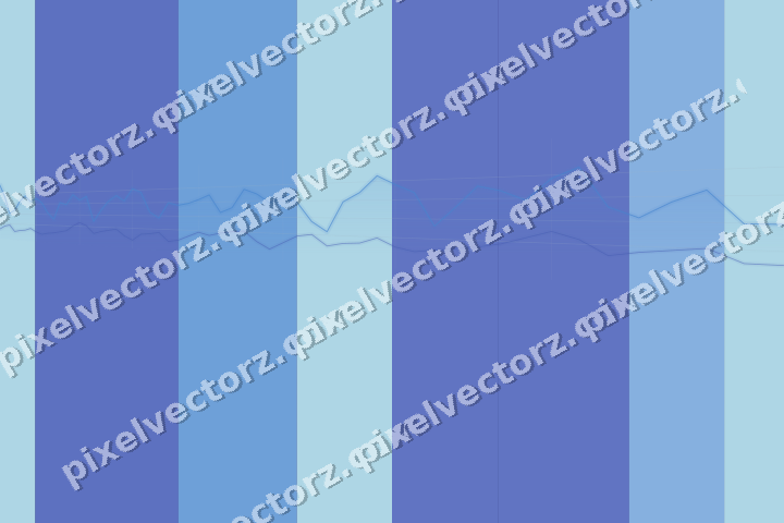 Glowing neon chart background in blue and cyan