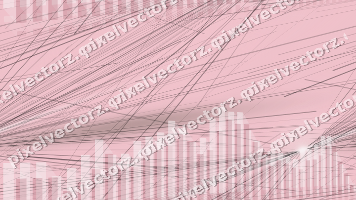 Nahtloser Pastell Diagramm Hintergrund in Rosa und Dunkellimette