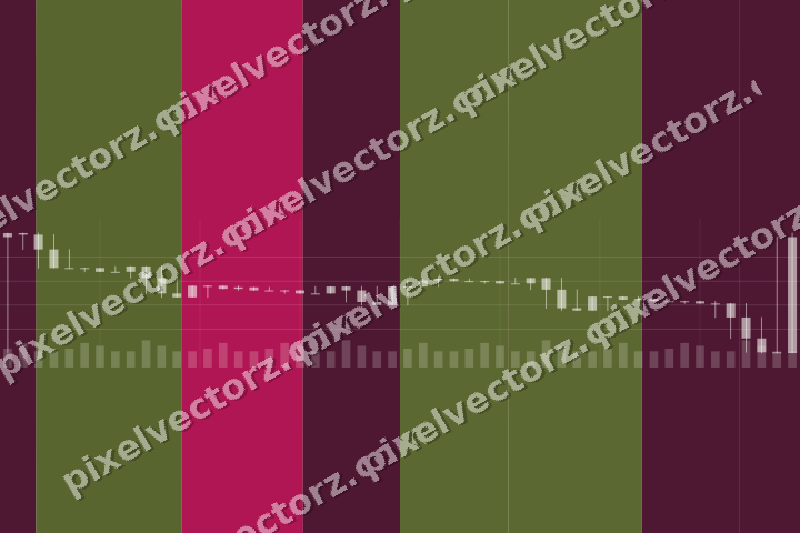Soft pastel chart background in lime and pink
