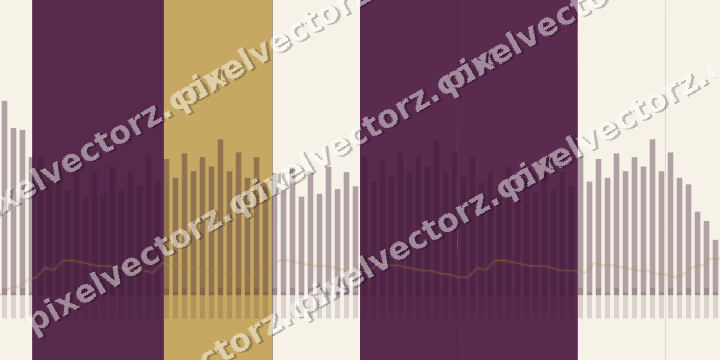 Glowing neon chart background in magenta and amber