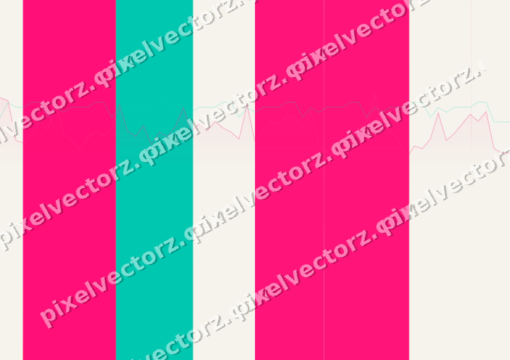 Soft pastel chart background in pink and orange