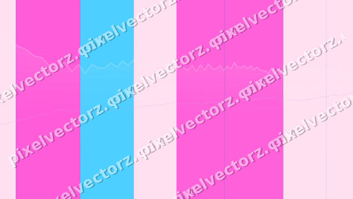 Glowing neon chart background in magenta and purple