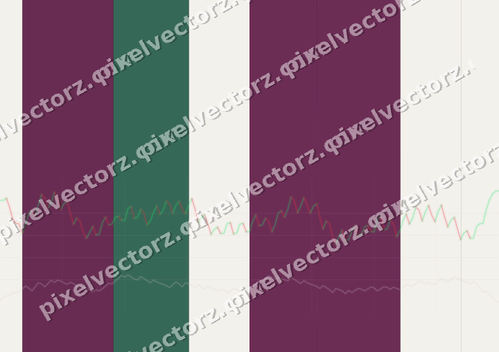 Glowing neon chart background in magenta and pink
