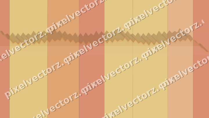 Glowing neon chart background in orange and amber