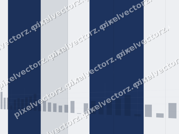 Glowing neon chart background in blue