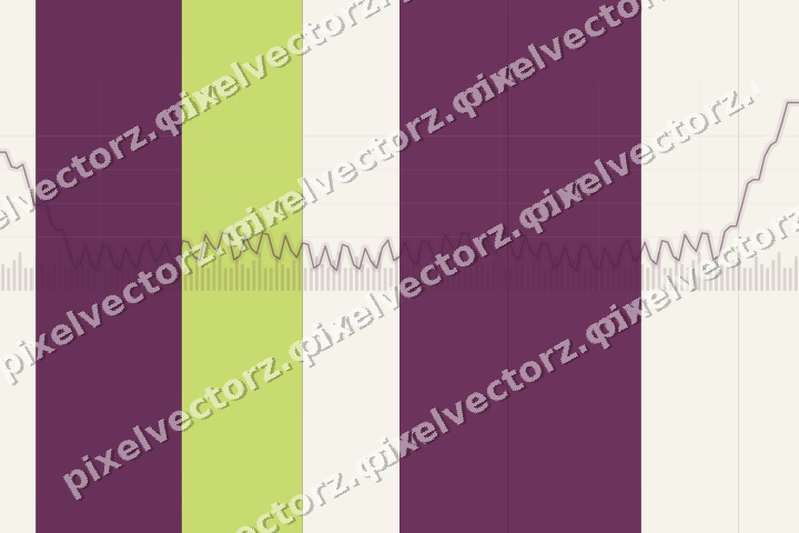 Glowing neon chart background in magenta and lime