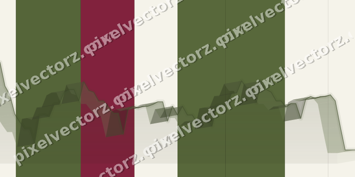 Glowing neon chart background in lime and pink