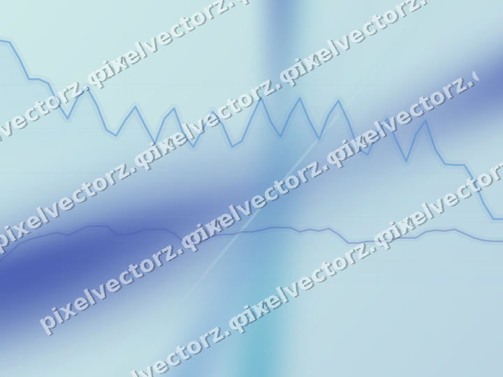 Soft pastel chart background in blue and cyan