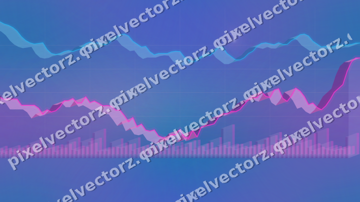 Nahtloser Neon Diagramm Hintergrund in Magenta und Violett