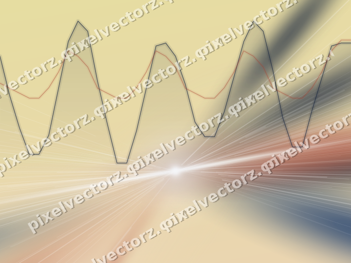 Soft pastel chart background in dark blue and red