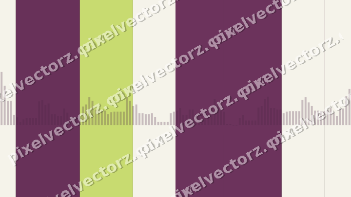 Glowing neon chart background in magenta and lime