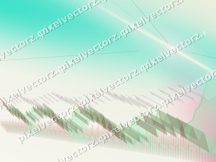 Soft pastel chart background in pink and orange