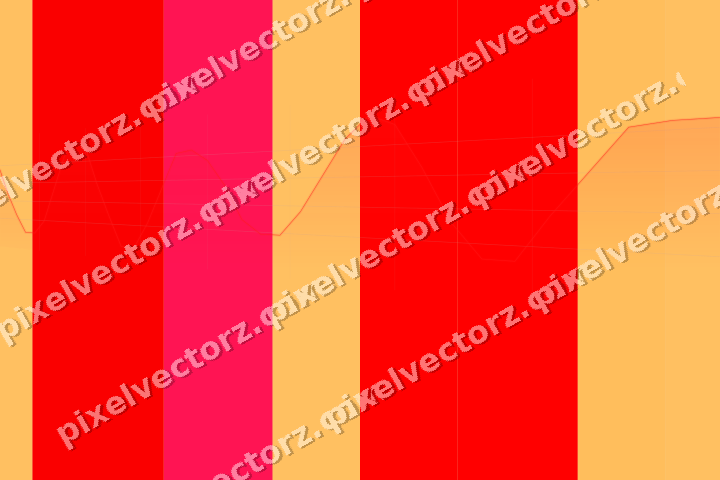 Soft pastel chart background in red and orange