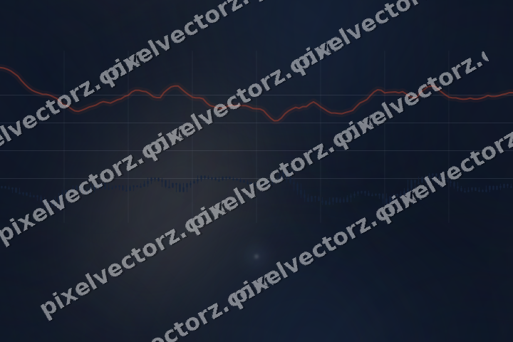 Nahtloser Neon Diagramm Hintergrund in Dunkelblau und Rot