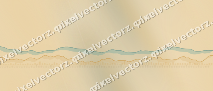 Nahtloser Pastell Diagramm Hintergrund in Bernstein und Dunkelpetrol