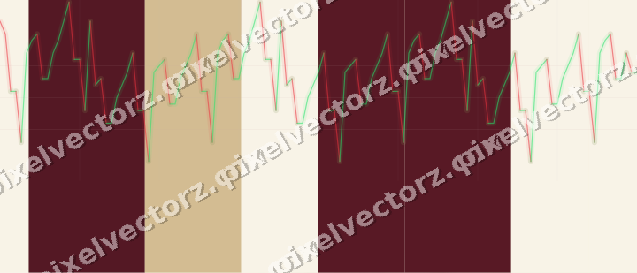 Soft pastel chart background in dark pink and red