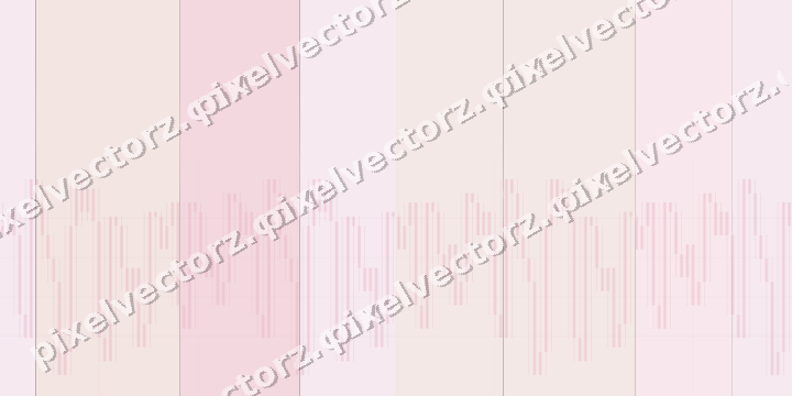 Glowing neon chart background in pink and red