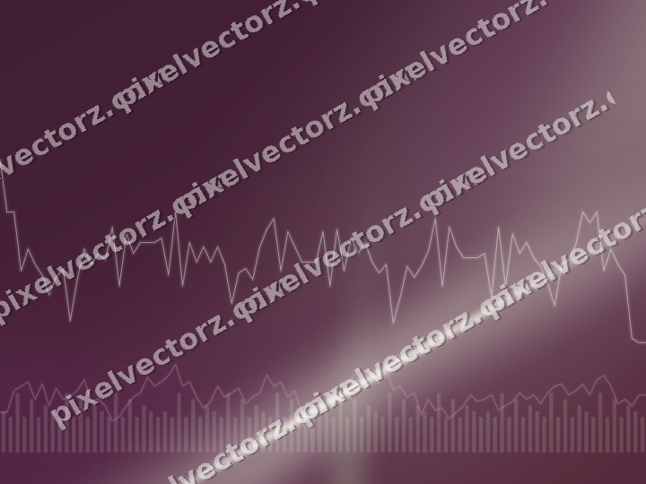 Glowing neon chart background in dark magenta and lime