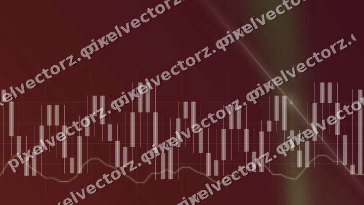 Glowing neon chart background in dark lime and dark pink