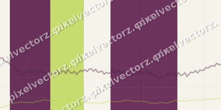 Glowing neon chart background in magenta and lime