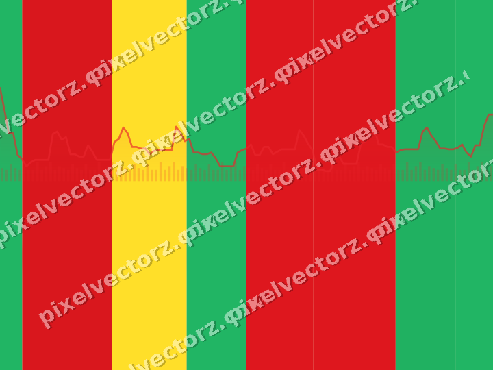 Soft pastel chart background in red and orange