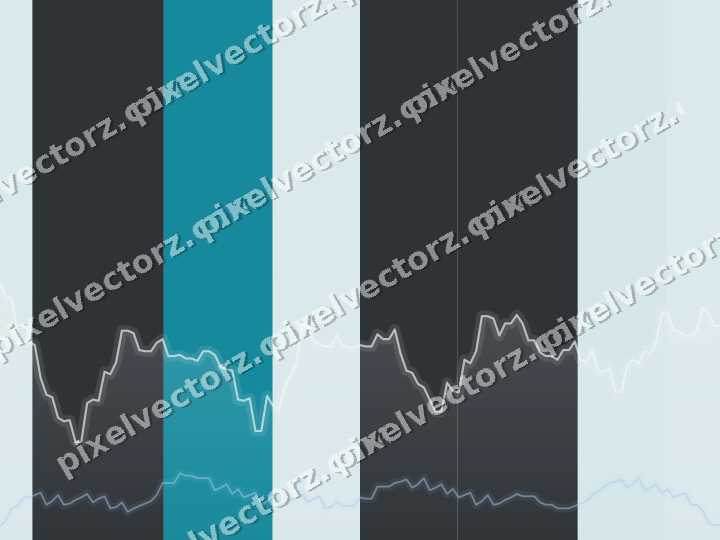 Soft pastel chart background in teal and pale cyan