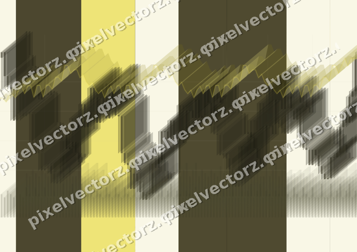 Glowing neon chart background in amber and yellow