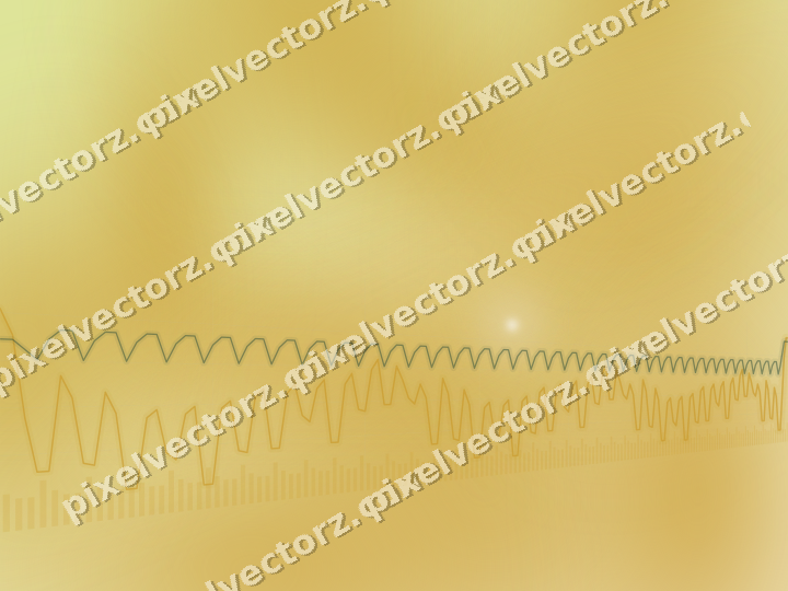 Soft pastel chart background in amber and dark green