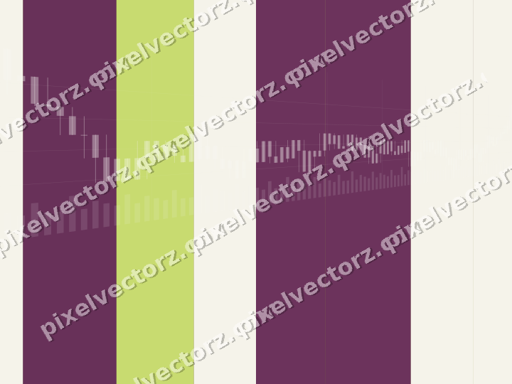 Glowing neon chart background in dark magenta and lime