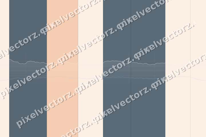 Glowing neon chart background in blue and orange