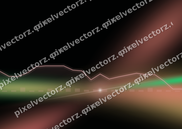 Leuchtender Neon Diagramm Hintergrund in Rot und Grün