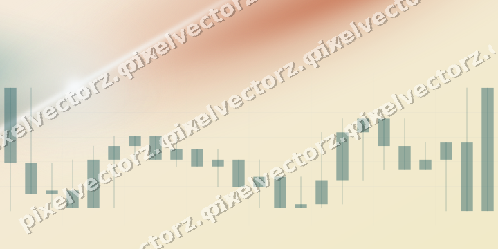 Soft pastel chart background in dark teal and orange