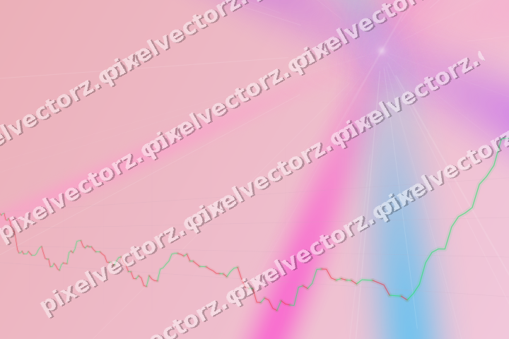 Soft pastel chart background in magenta and purple