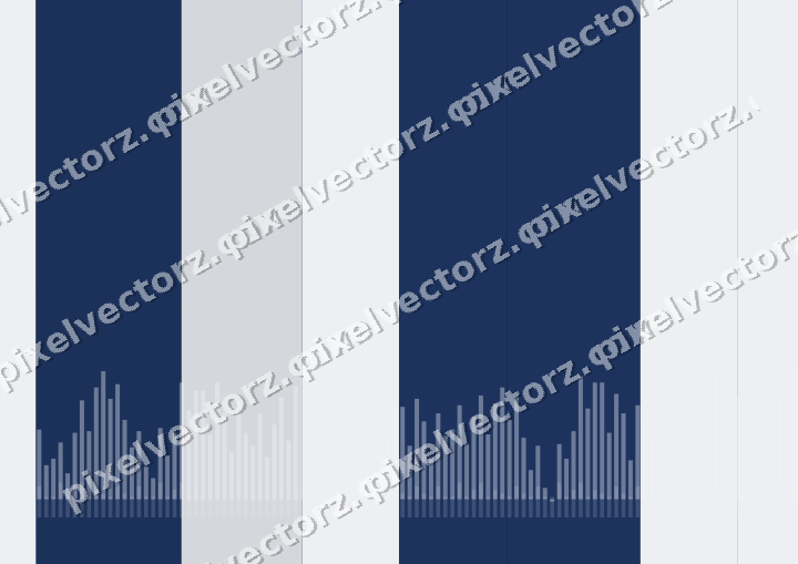 Glowing neon chart background in blue