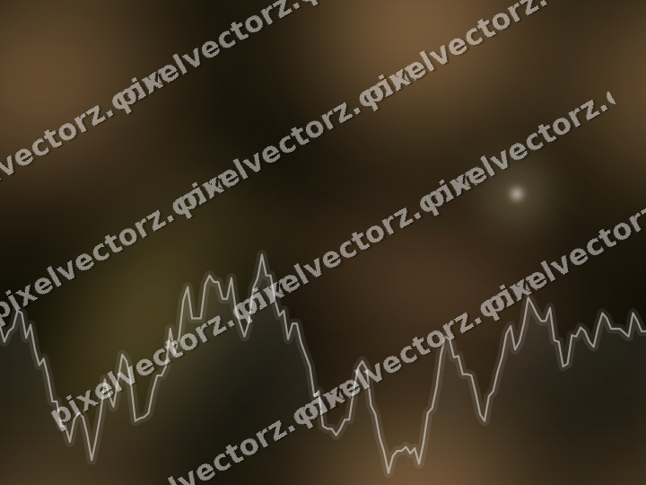 Nahtloser Neon Diagramm Hintergrund in Bernstein und Orange