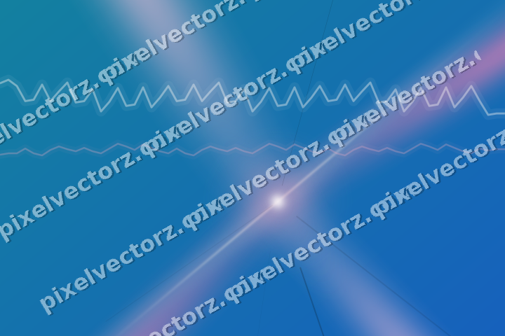 Glowing neon chart background in pink and cyan
