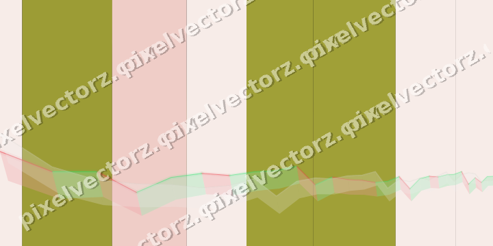 Glowing neon chart background in yellow and red